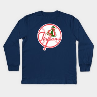 New York Italians Kids Long Sleeve T-Shirt